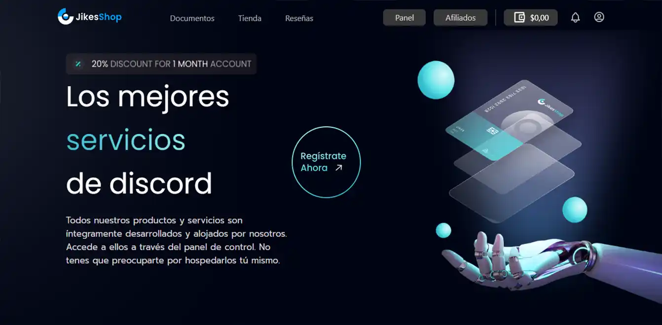Jikesshop - tienda de herramientas para discord